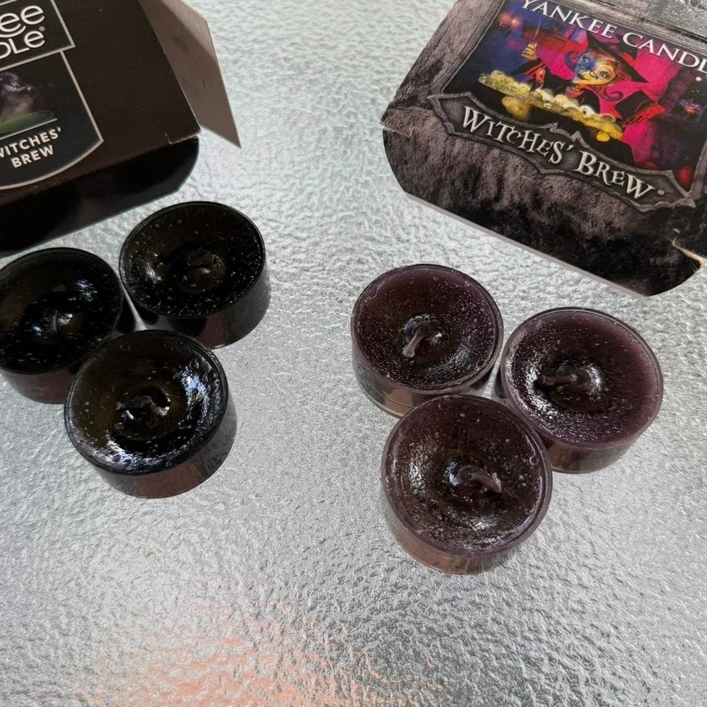 Witchcore Retired Yankee Candle Witches Brew Tea Lights Set of 24 Rare
